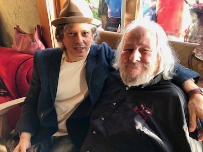 joe rizzo and wavy gravy - point richmond - april 2018